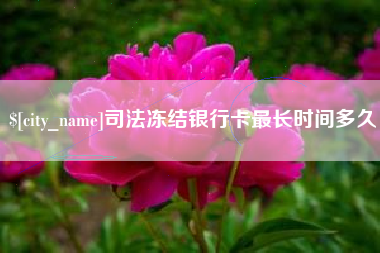 福建司法冻结银行卡最长时间多久