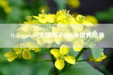 福建全国男子5000米世界纪录