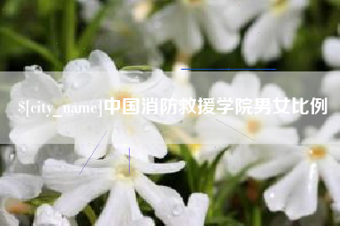 福建中国消防救援学院男女比例
