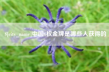 福建中国6枚金牌是哪些人获得的