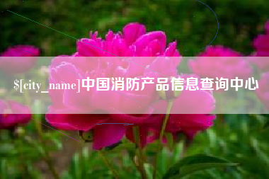 福建中国消防产品信息查询中心