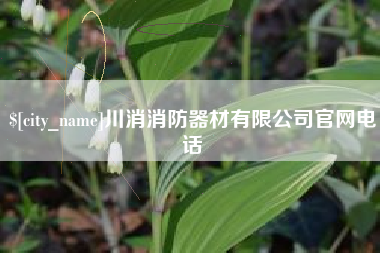 福建川消消防器材有限公司官网电话