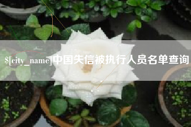 福建中国失信被执行人员名单查询