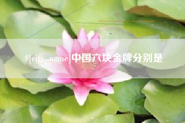 福建中国六块金牌分别是