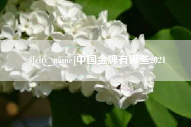 福建中国金牌有哪些2021